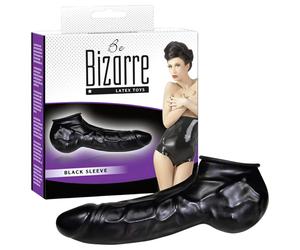 You2Toys - Cape latex pénis et testicules (noir) - Be Bizarre