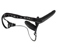 Double Gode Ceinture Black Silicone