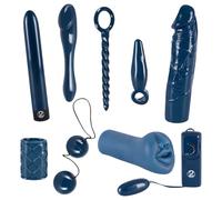 You2Toys - Coffret sextoy vibrant 9 pièces - midnight blue