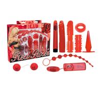 You2Toys - Coffret vibromasseur 9 pièces - roses rouges