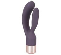 You2Toys Elegant Double - vibromasseur rabbit rechargeable - silicone violet