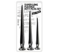 You2Toys – Ensemble de plugs anaux extra longs (3 pièces) – Noir