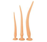 You2Toys Ensemble de plugs de bout à bout flexible super long Plugs anals Couleur De Peau Lumière 33.5-49.0 cm/1.0-4.8 cm