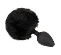 You2Toys Fluffy Tail Size M Plugs Anals Noir 3,5 cm