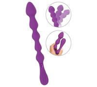You2Toys - gode anal flexible à boules - silicone violet