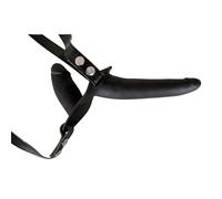 You2Toys - harnais avec double godemichet en silicone - noir
