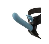 You2Toys Kit Strap-On pour Couple - Sangle Réglable + Vibromasseur Rabbit Shock avec 3 Moteurs Silencieux 7 Modes Auto Choc Télécommande 8M USB Silicone Rabbit Récipient Rechargeable
