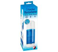 You2Toys - masturbateur rotatif et poussant rechargeable - bleu blanc