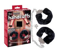 You2Toys - Menottes en peluche avec longue chaîne - noir