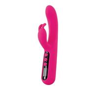 You2Toys Pink Sunset Rabbit Vibromassaeur Rose/Noir 2,8-3,5 cm