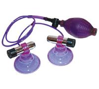 You2Toys Suceur de tétons – Pompe à vide pour mamelons – Vibrateur intégré – Violet