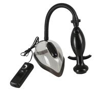 You2Toys - pompe à vagin vibrante (transparent-noir)