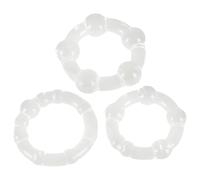 You2Toys - Reste dur ! Set d’anneaux pénien - transparent (x3)