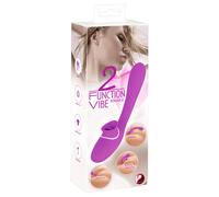 You2Toys - vibromasseur 2 fonctions rechargeable - silicone violet