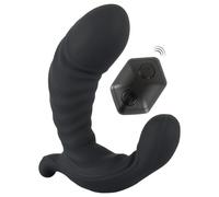 You2Toys - vibromasseur gonflable télécommandé - silicone noir
