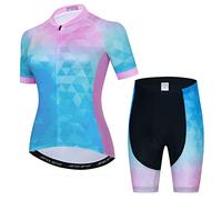YOUALSO Maillots de cyclisme pour femmes, vêtements de vélo de montagne pour dames chemise de cyclisme tops vêtements de cycliste S-3XL, T2008-1, Medium