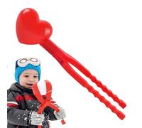 Youany Coeur Clip Boule De Neige, Pince À Boule De Neige,Moule À Sable en Forme De Canard d'hiver, Fabricant De Boules De Neige, Jouets De Plage De Neige pour Enfant, Adultes