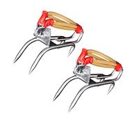 Youao Pointes d'escalade - Ensemble de matériel d'escalade d'arbre 2 pièces | Outil d'escalade Dur à Griffes en Acier Inoxydable pour la Chasse, la cueillette de Fruits, l'observation