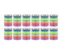 Youbones 108 Pièces Jésus t'aime Bracelets en Silicone Bracelets en Caoutchouc Colorés Bracelets en Silicone Chrétiens Jeunes Adultes