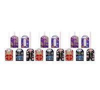 Youbones 15 Pièces Japonais Omamori Sachet Chanceux Amulet Charmes pour la Santé/éducation/Amour/Succès/Sécurité Routière, 5 Styles