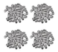 Youbones 200Pcs de Douilles Hexagonales en Acier Inoxydable M3X3mm, Capuchon, Vis À Tête Creuse, Argent