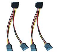 Youbones 2X 6In Alimentation Adapter Cable y Separateur - H/F (Cable d'alimentation)