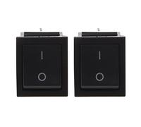 Youbones 2X AC 250V 16A 4 Broches I/O 2 Positions DPST Interrupteur A Bascule 28X21mm