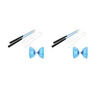 Youbones 2X Diabolo à Trois Roulements à Double Tête, Jouet de Fitness, D'Extérieur, Diabolo, Yo-Yo, de Diabolo, pour Enfants Âgés