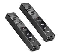 Youbones 2X Haut-Parleurs D'Ordinateur avec Microphone Et Hubs Haut-Parleur de Conférence USB, Mini PC pour VidéOconférence