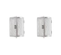 Youbones 2X Panier de RôTissoire, Cage de Cuisson de Panier de RôTi de Four en Acier Inoxydable de 14X18Cm pour Le Gril de Barbecue Outil de Friteuse à Air