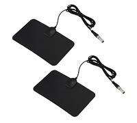 Youbones 2X Plat HD Zoom Numerique Interieur Antenne TV HDTV 50 Mile Gamme TVFox VHF UHF DVB