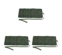 Youbones 3pièces 600X430Mm Outils de Bonsai Japonais Paquet de Stockage Sac en Rouleau Etui Ensemble D'Outils en Toile