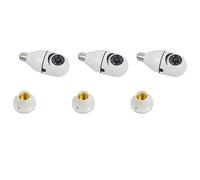 Youbones 3X 5G WiFi Ampoule Vision Nocturne CaméRa Surveillance Pleine Couleur Automatique Suivi Humain VidéO Moniteur de SéCurité Cam