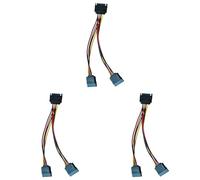Youbones 3X 6in Alimentation Adapter Cable Y Separateur - H/F (Cable d'alimentation)
