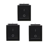 Youbones 3X AC 250V 16A 4 Broches I/O 2 Positions DPST Interrupteur A Bascule 28X21mm