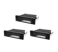 Youbones 3X Rack Mobile Universel Remplaçable à Chaud pour SSD/HDD 2,5 Pouces ou 3,5 Pouces, Boîtier de Fond de Panier de Disque Dur Interne sans Plateau