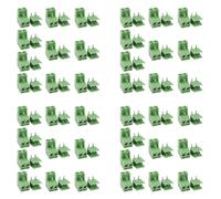 Youbones 40 pièces. Grille de 5,08 mm, 2 broches, enfichable, raccord à vis, bloc de bornier de circuit imprimé, angle droit