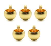 Youbones 5X Tippe Top Metal Flip Plus Top Toupie en Acier Inoxydable Amazing Toy Gift, Golden