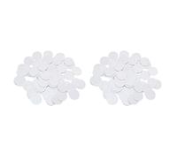 Youbones 60 Cartes NFC 215, pour Cartes Rondes NTAG215 NFC étiquette de Carte NFC 215 Réinscriptible Compatible avec TagMo et pour