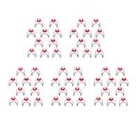 Youbones Bouchons de Bouteille en Verre Swing Top Bouchon de Bouteille de Bière à Rabat pour Bouteille de Bière de Style, Bouteilles de Soda, 50 Pièces Séries