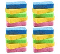 Youbones Grandes ÉPonges en Cellulose, ÉPonges de Cuisine pour Vaisselle, ÉPonges à RéCurer, ÉPonge à RéCurer Anti-Rayures pour Batterie de Cuisine 20 PièCes