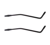 Youbones Lot de 2 crochets de vibrato en métal de 6 mm avec pointe pour guitare électrique (noir)