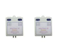 Youbones Lot de 2 relais de temporisation AC 120 V 220 V Interrupteur temporisé 1 à 480 min Réglable Délai d'arrêt Contrôleur domotique