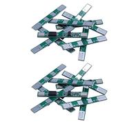 Youbones Lot de 20 piles 1S 3,7 V 4 A Li-Ion PCM 18650 pour batterie lithium-ion 18650 double MOS