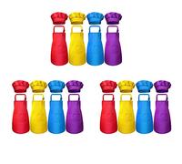 Youbones Lot de 24 tabliers et de cuisine réglables pour enfant avec 2 tabliers de cuisine