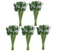 Youbones Lot de 250 tiges de roses artificielles pour bricolage fait à la main, bouquet de feuilles