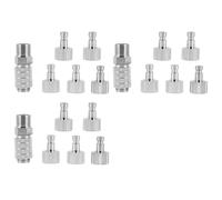 Youbones Lot de 3 adaptateurs de déverrouillage rapides pour aérographe avec 15 fiches 1/8 M-F