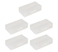 Youbones Lot de 5 boîtes de rangement pour piles 18650 CR123A 16340