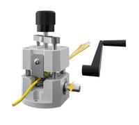 Youbones Machine à Dénuder Manuelle, Dénudeur de Fil de Cuivre Portable de 0,08 à 1 Pouce avec Manivelle, Dénudage de Fil pour Perceuse