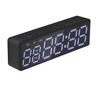 Youbones Minuterie de Gym Portable Minuterie D'Intervalle D'EntraîNement Horloge de Remise en Forme Compte à Rebours/UP/ChronomèTre MagnéTique et Rechargeable USB, (A)